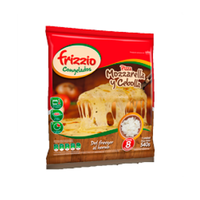 Pizza con Cebolla (8 porciones)