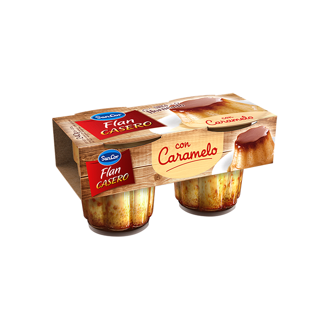 Flan con Caramelo x2
