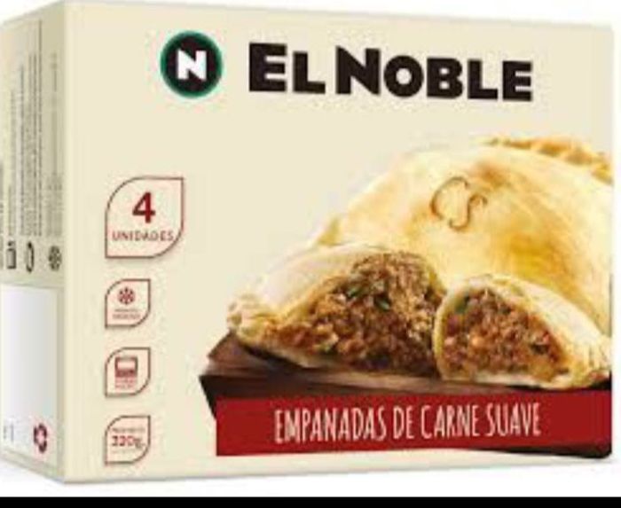Empanadas Carne Suave El Noble (4 Unidades)