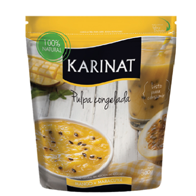 Pulpa Mango Y Maracuyá Karinat 250Gr