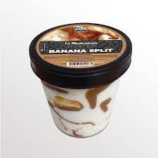 Pote Helado Banana Split La Montevideana 1L