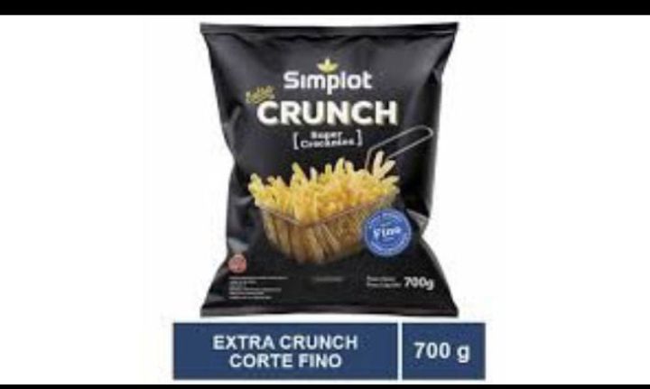 Papas Extra Crunch Corte Fino Simplot  700Gr
