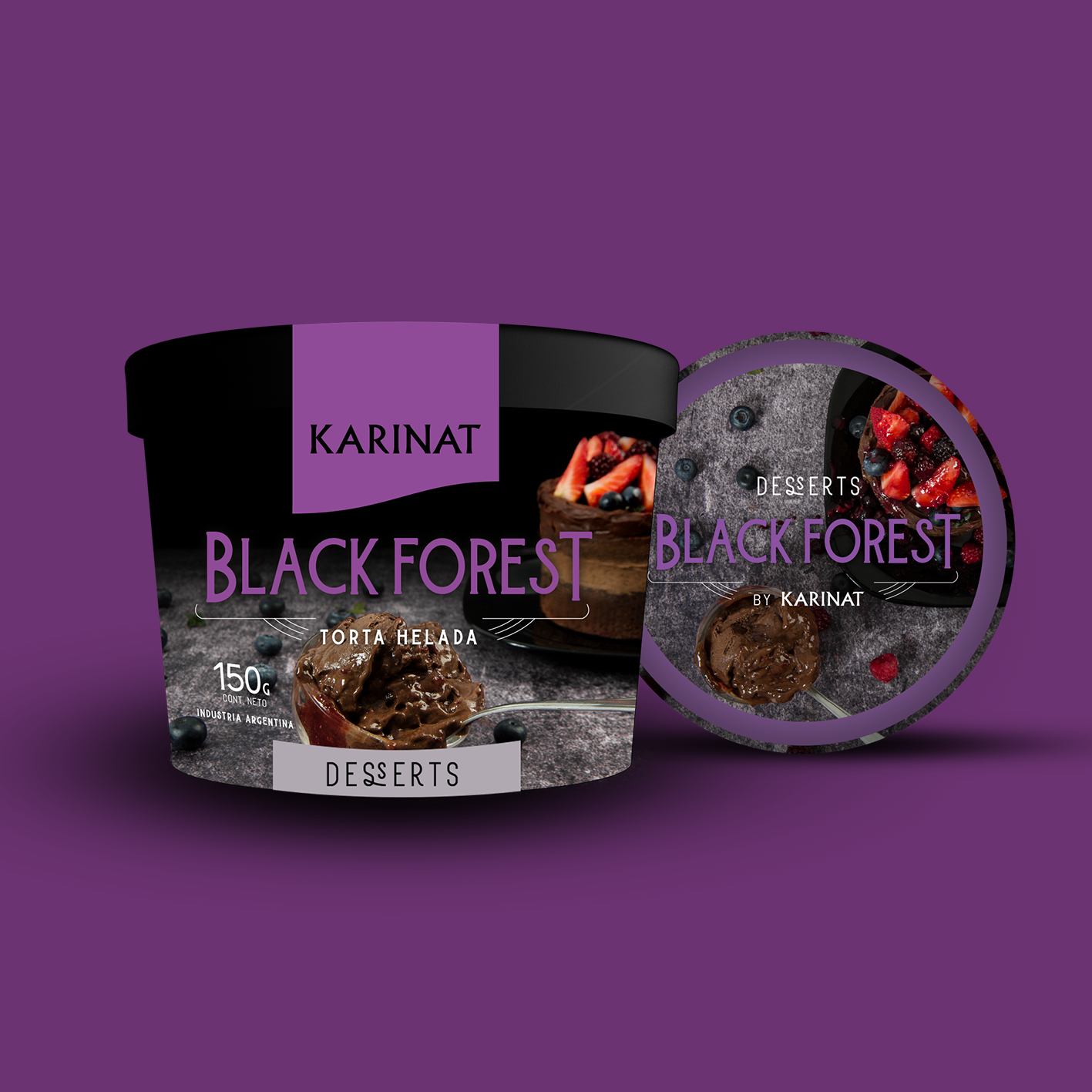 Postre Karinat Black Forest