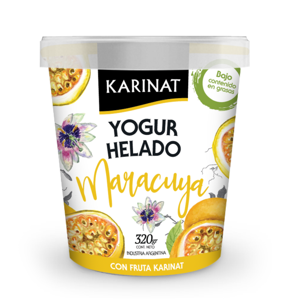 Yogurt Helado karinat Maracuyá 320Gr.