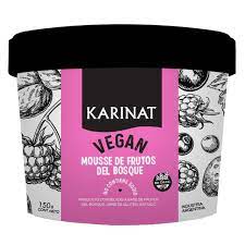 postre vegan karinat mousse de frutos del bosque