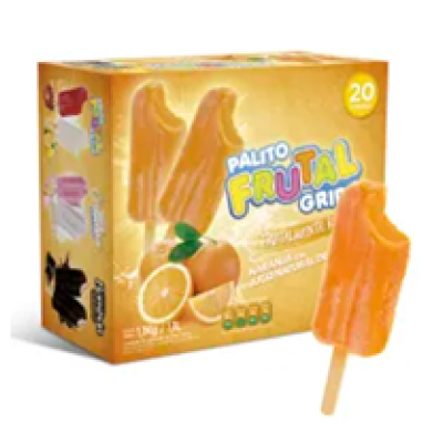 Palito Frutal Naranja (caja De 20 Unidades)