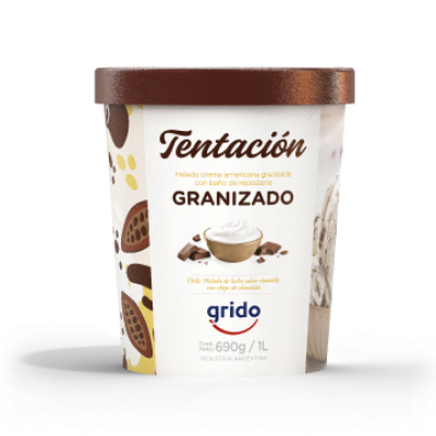 Tentación Granizado (1 Lt.)