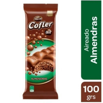 Cofler Aireado Almendras 100Gr